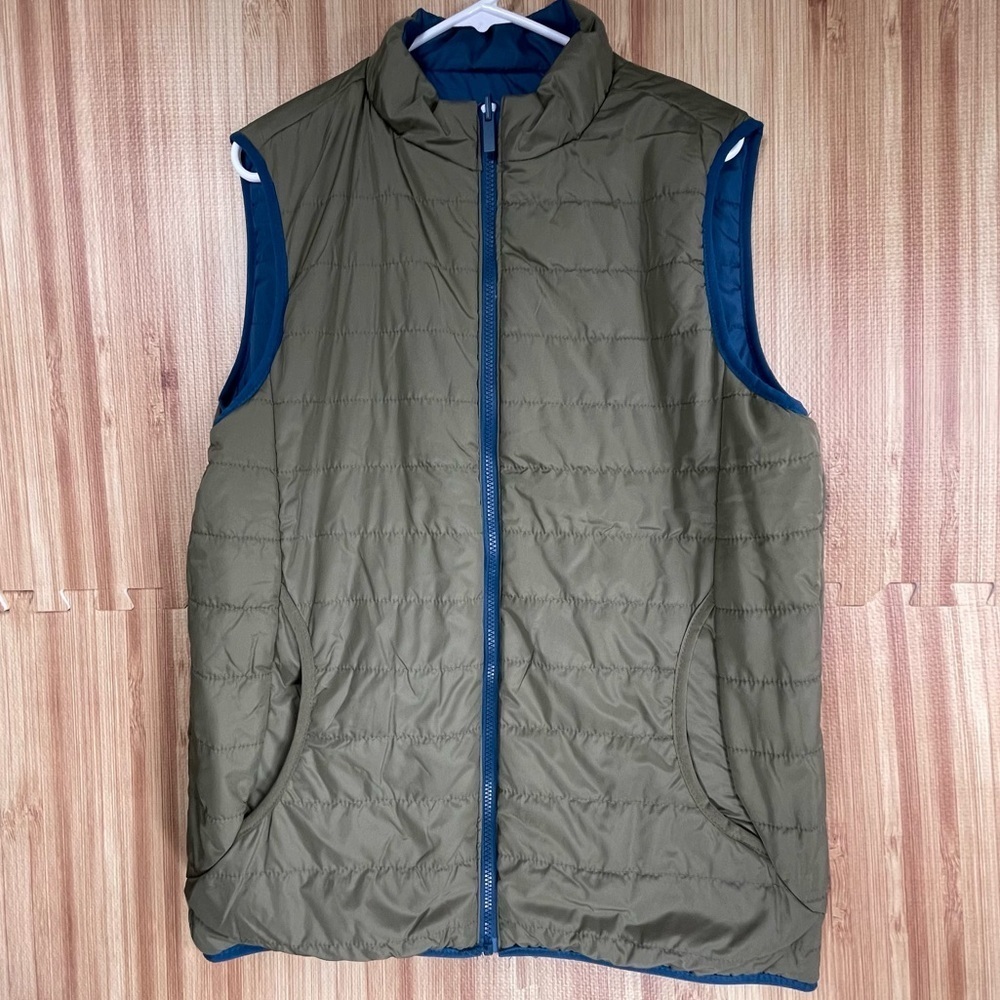Mossimo Men Reversible Vest green/blue size L nwt - Picture 11 of 12